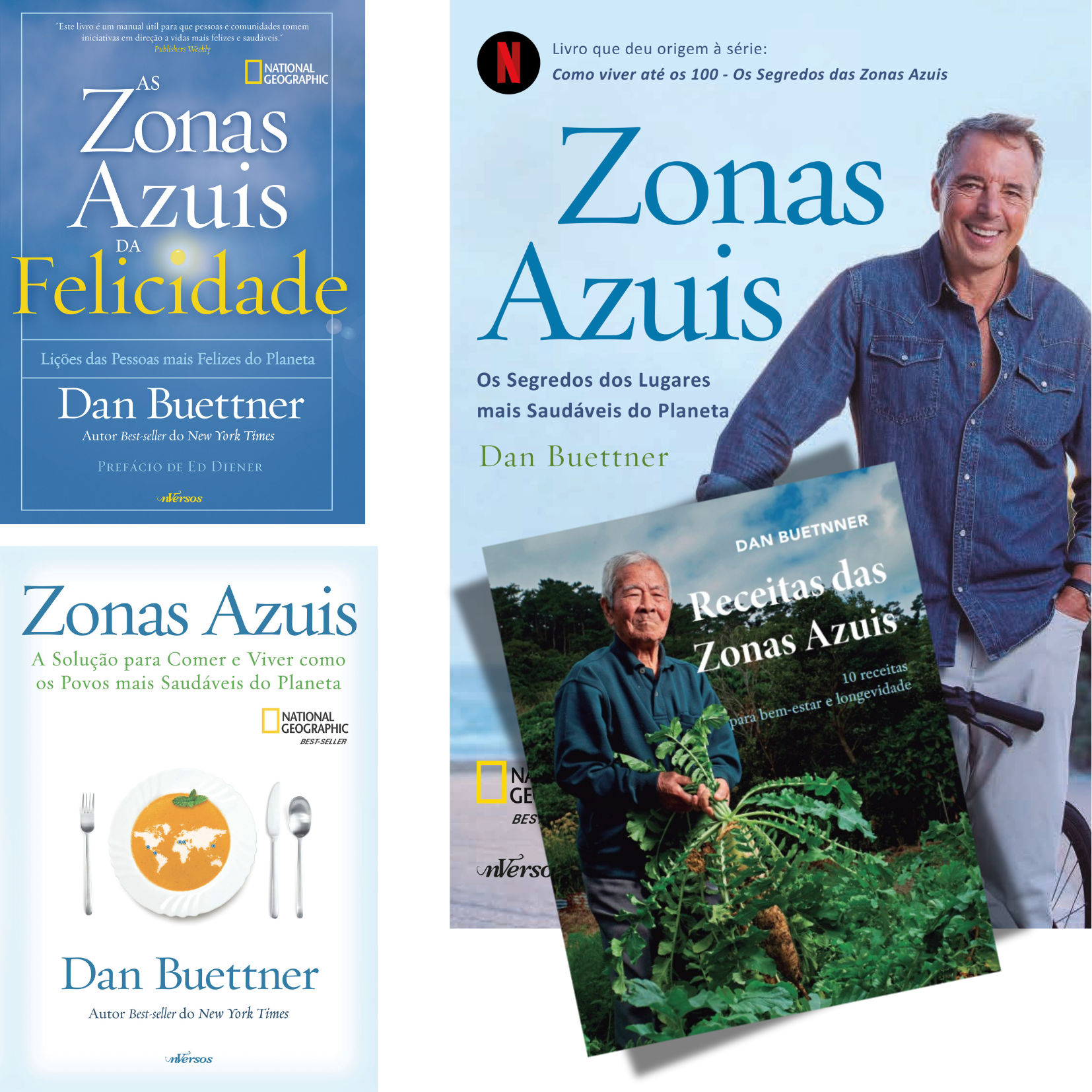 Coleção Zonas Azuis: 3 Livros + E-Book